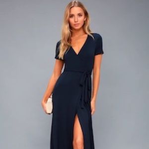 Evolve Navy Blue Maxi Dress